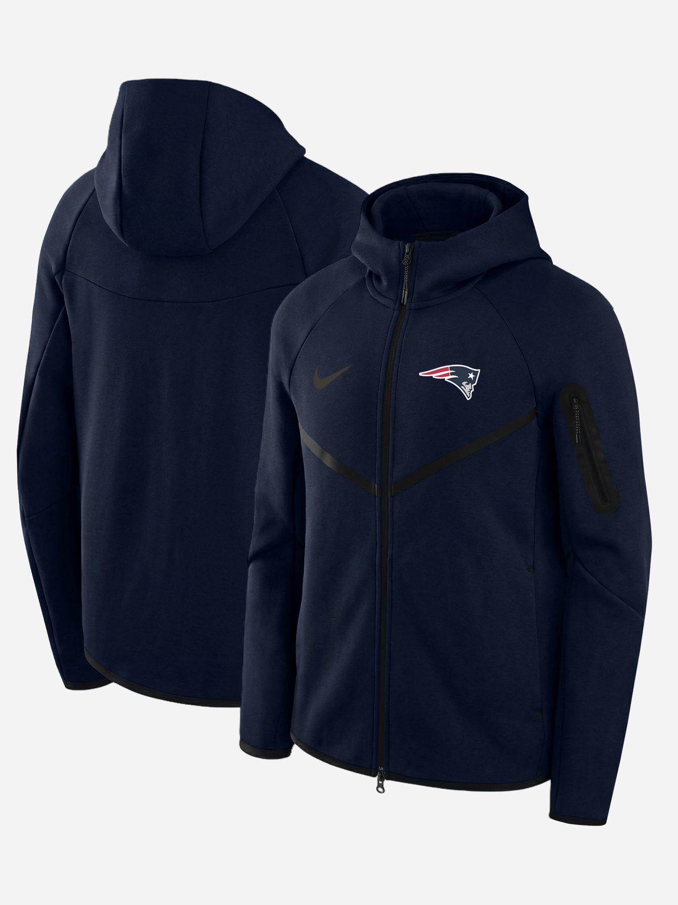Men 2026 Nike NFL New England Patriots hoodie blue 05->new england patriots->NFL Jersey